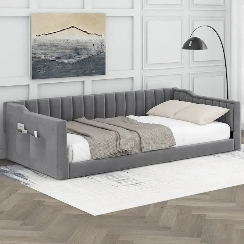 Sofá cama tapizado tamaño Twin XL