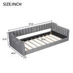 Sofá cama tapizado tamaño Twin XL