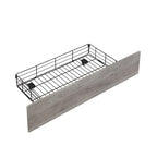 Estructura de Cama de Madera con Almacenamiento, Cabecero con Ala, Estación de Carga y Cajones, No Requiere Somier, Fácil Montaje