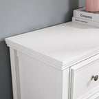 Cómoda horizontal Farmhouse moderna de 7 cajones, armario, almacenamiento de ropa, armario con cajones de almacenamiento para sala de estar