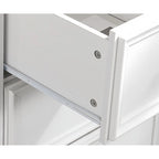 Cómoda horizontal Farmhouse moderna de 7 cajones, armario, almacenamiento de ropa, armario con cajones de almacenamiento para sala de estar