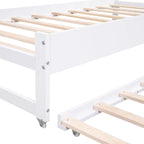 Cama de día Twin XL con nido, estantes y USB