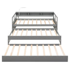 Cama de día Twin XL con nido, estantes y USB