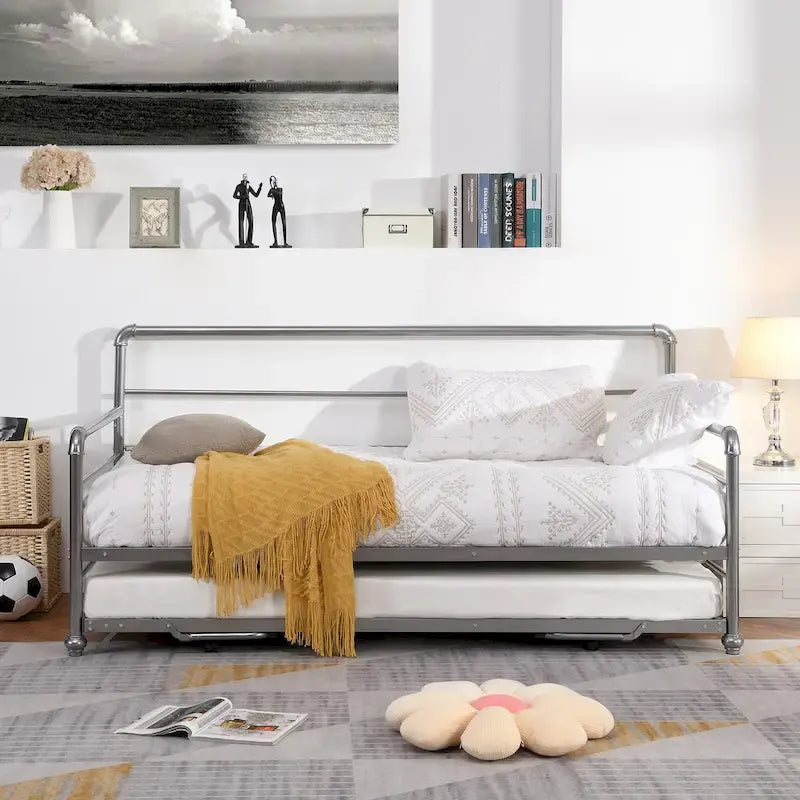 Sofá cama individual con nido ajustable