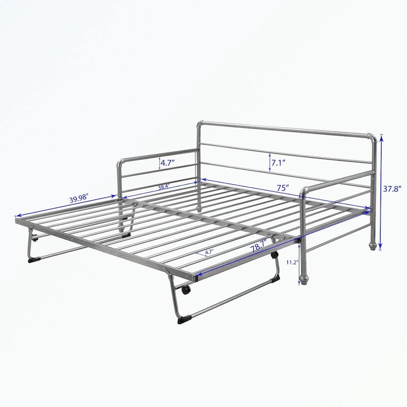 Sofá cama individual con nido ajustable