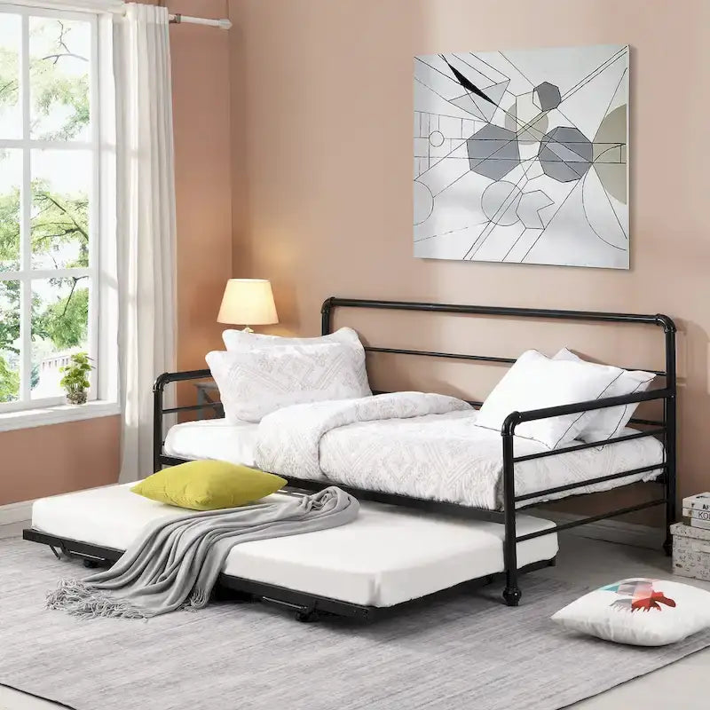 Sofá cama individual con nido ajustable
