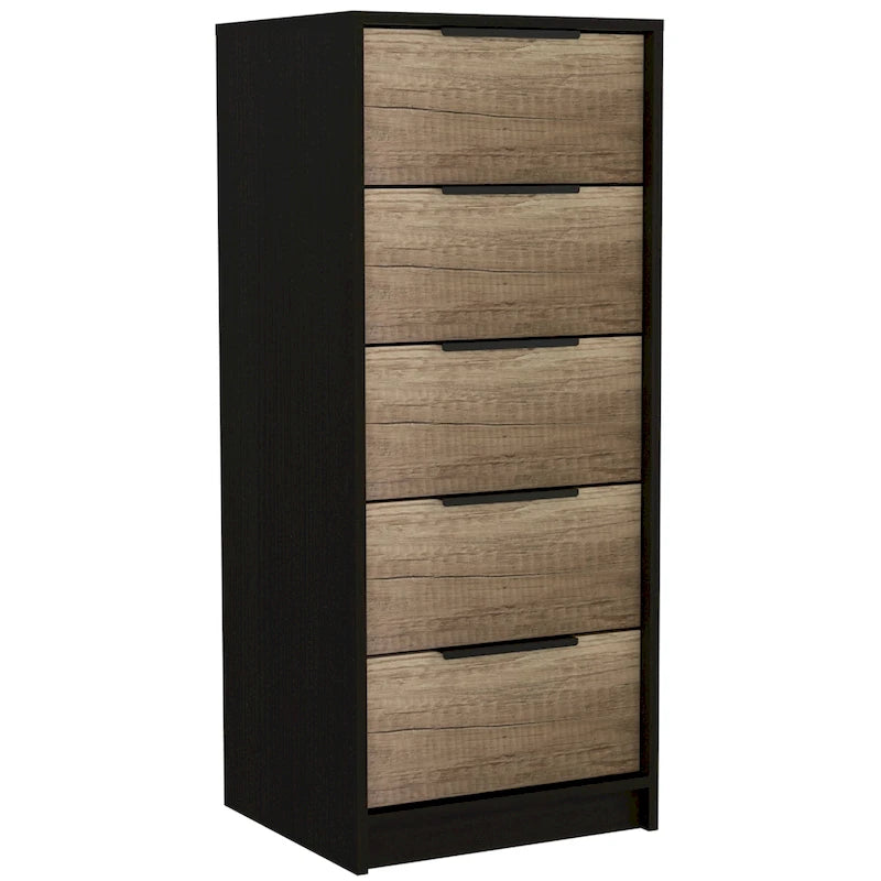 Cómoda Kaia de 5 cajones, cómoda vertical