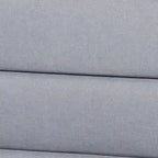 Cama de plataforma de madera tapizada de tela de transición - Gris claro