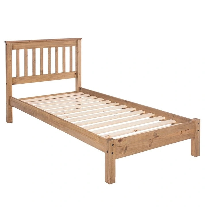 Cama de Madera de Láminas Tamaño Twin Colección Corona