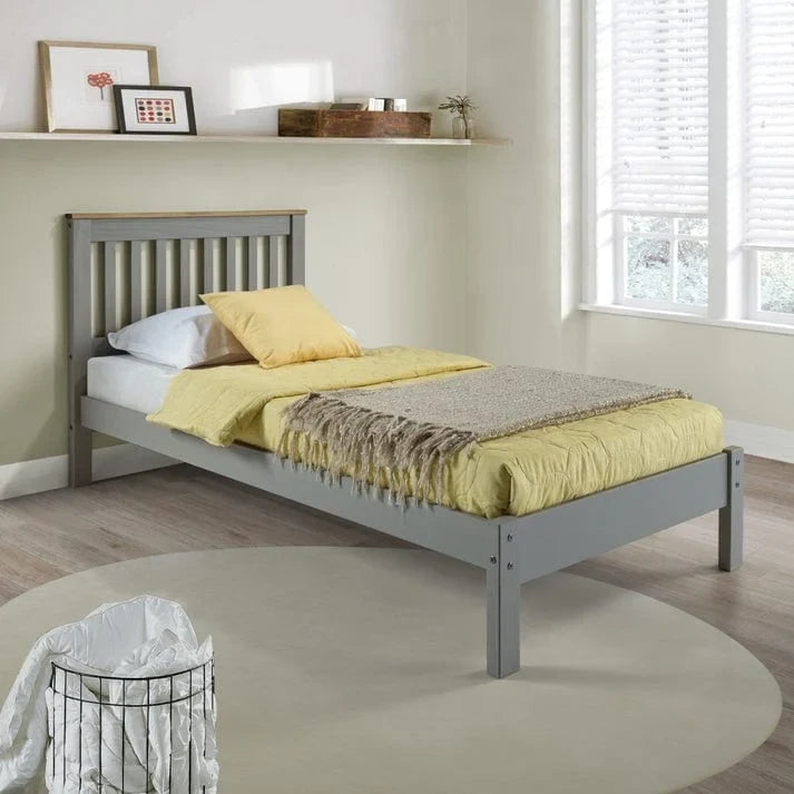 Cama de Madera de Láminas Tamaño Twin Colección Corona