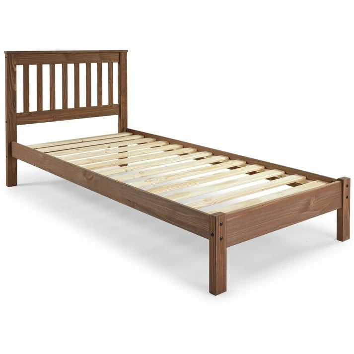 Cama de Madera de Láminas Tamaño Twin Colección Corona