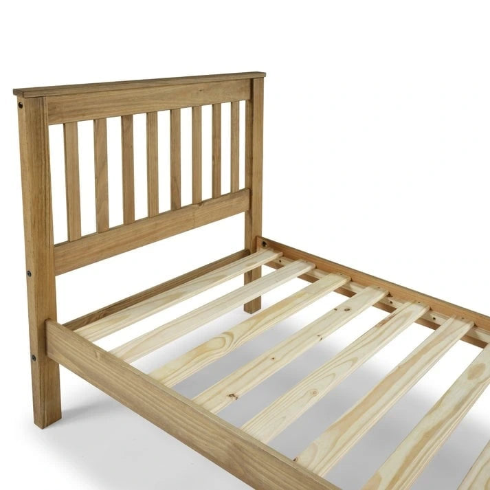Cama de Madera de Láminas Tamaño Twin Colección Corona
