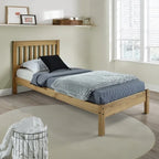 Cama de Madera de Láminas Tamaño Twin Colección Corona