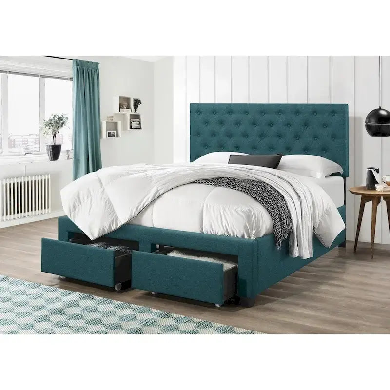 Cama con almacenaje Naarden Panel