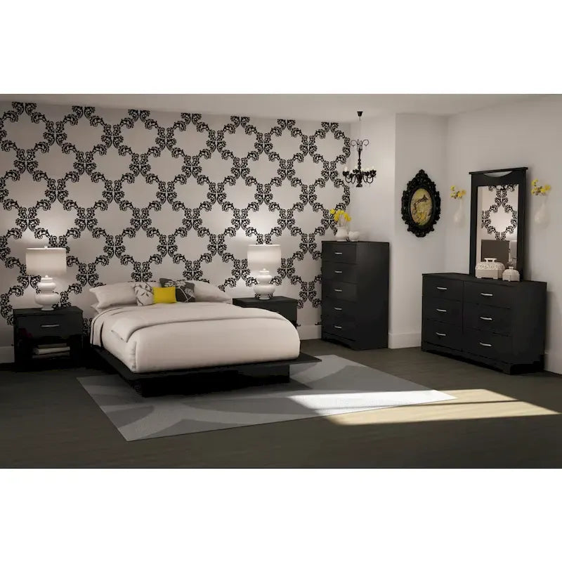 Base de cama Queen y cabecero Step One (54/60)