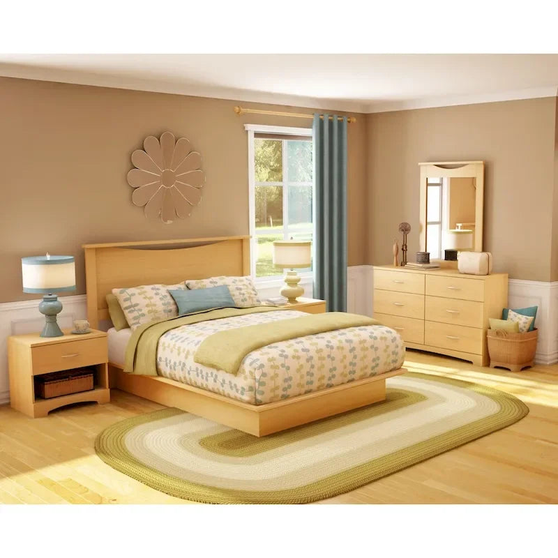 Base de cama Queen y cabecero Step One (54/60)