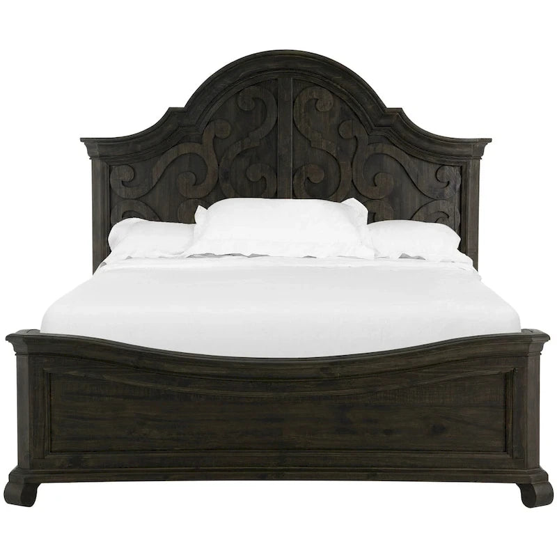 Cama de paneles tradicional con forma de grano de pimienta