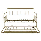 Sofá cama con estructura de metal y nido