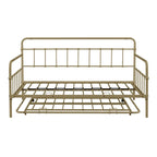 Sofá cama con estructura de metal y nido