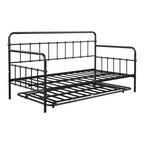 Sofá cama con estructura de metal y nido
