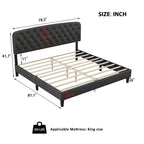 Cabecero ajustable tapizado