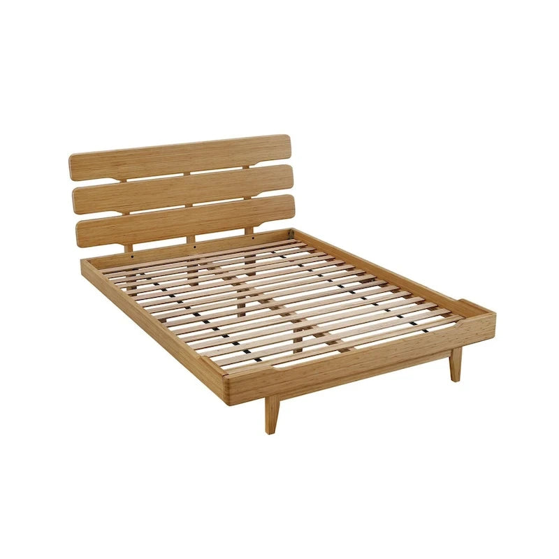 Dormitorio de Plataforma Queen de 4 piezas con Tocador en Dorado
